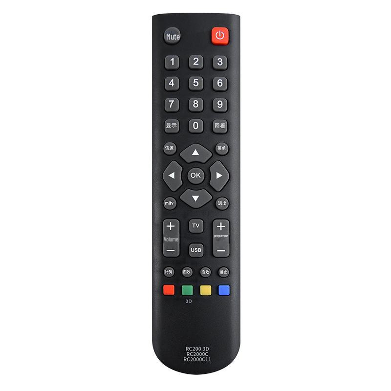 Compatible TCL 3D TV Remote Control: RC2000CO2, C02, C3000C11, R13