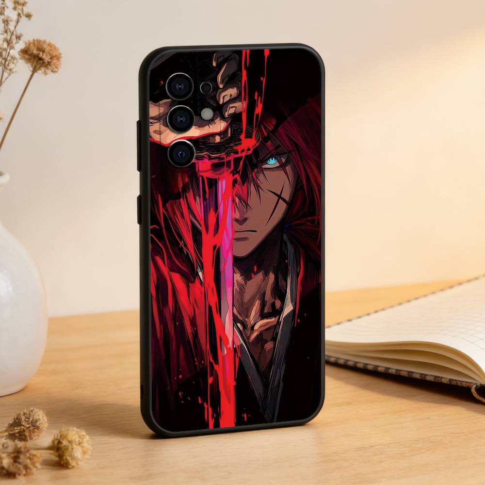 

Rurouni Kenshin Kenshin Himura Phone Case Black Silicone Soft For Samsung S25,S24,S21,S22,S23,S30,Ultra,S20,Plus,Fe,Lite Samsung S21 s305G