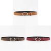 Classic Leather Belt For Women With Alloy Buckle For Casual And Office Wear
