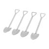Stainless Steel Cute Shovel Spoon Innovative Food Grade Material Reusable Sugar Dessert Cake Spoon for Home Cafe