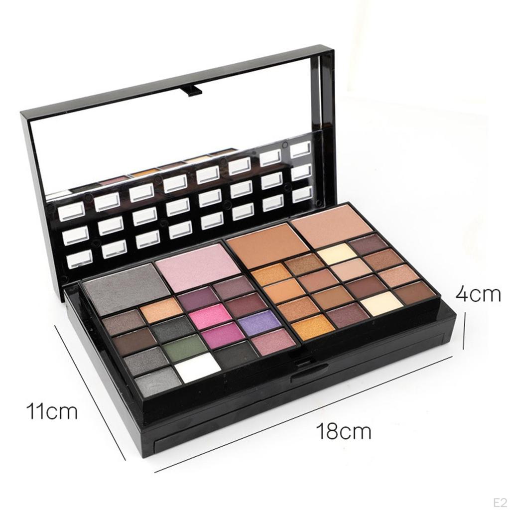 Makeup Palette Multifunctional for Women with Brush Professional Highlighter