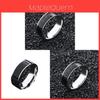 Anillo NFC de Tecnología Negra con Diseño Geométrico para Hombres y Mujeres Estilo Moderno
