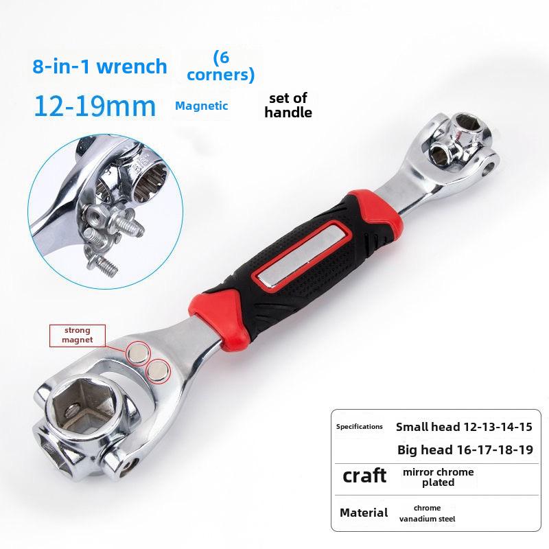 Multifunctional 52-in-1 Universal Socket Wrench with 360° Rotating Multi-Head