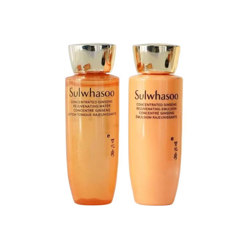 Sulwhasoo Набор пробников Омолаживающей эмульсии и тонера с концентрированным женьшенем Emulsion 25ml + Water 25ml