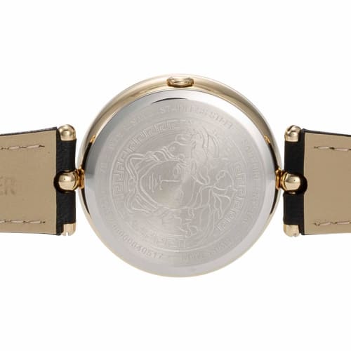 Versace PALAZZO EMPIRE Watch, 34mm, Black Dial, Quartz Movement, Water Resistant, Sapphire Crystal, Women's, VECQ00118, Black