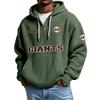 Mens Zip-Up Hoodie NFL Collection Streetwear Loose Fit Casual Sweatshirt Fall
