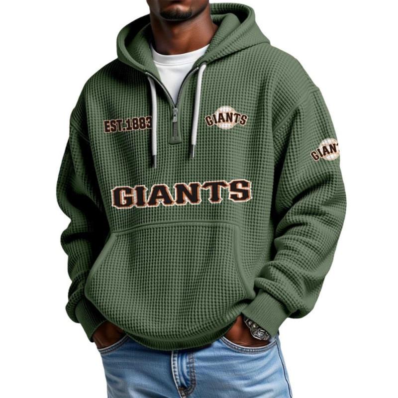 Mens Zip-Up Hoodie NFL Collection Streetwear Loose Fit Casual Sweatshirt Fall