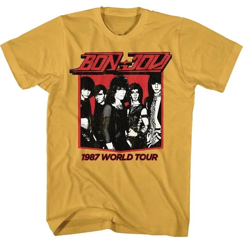 Bon Jovi "Have A Nice Day" Retro Album Graphic Rock Band Unisex Heavyweight Cotton Oversized Streetwear T-Shirt
