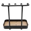 Jewelry   Stand with Wooden Tray Jewelry   Hook for Necklace Bracelets Ear s   Keys Watches