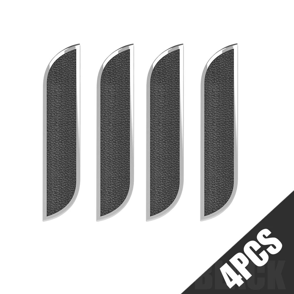 

4 шт. Универсальные высококачественные противоударные полосы для автомобильных дверей Защитные универсальные наклейки от царапин для кузова и боковых кромок дверей чёрный