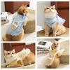 Ins Wind Cat Clothes Spring and Summer Quiet Pastoral Cat Vest Hairless Cat Kitten Pet Clothes