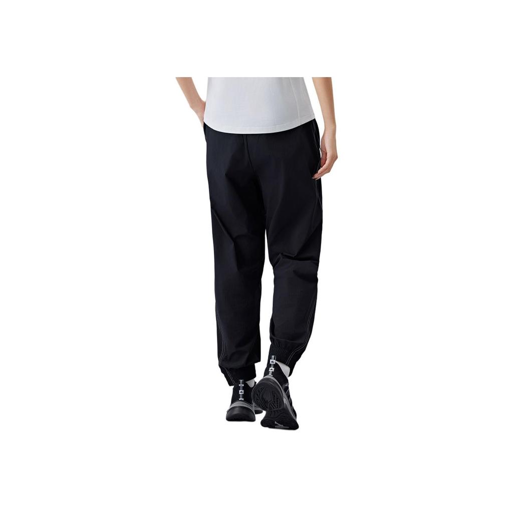 Kappa Waterproof Elastic Comfortable Breathable Casual Pants Women bottoms Black K0E62AY43-990