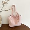 Women Large Capacity Star Print Canvas Casual Commute Single Shoulder Tote Bag