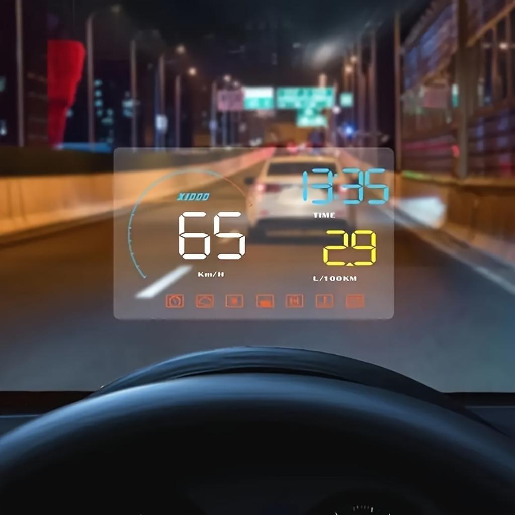 1pc - Clear High Definition Reflective Film For Car HUD - Stickers For Windshield Display For Head-Up Navigation, Visible Day And Night 1ml