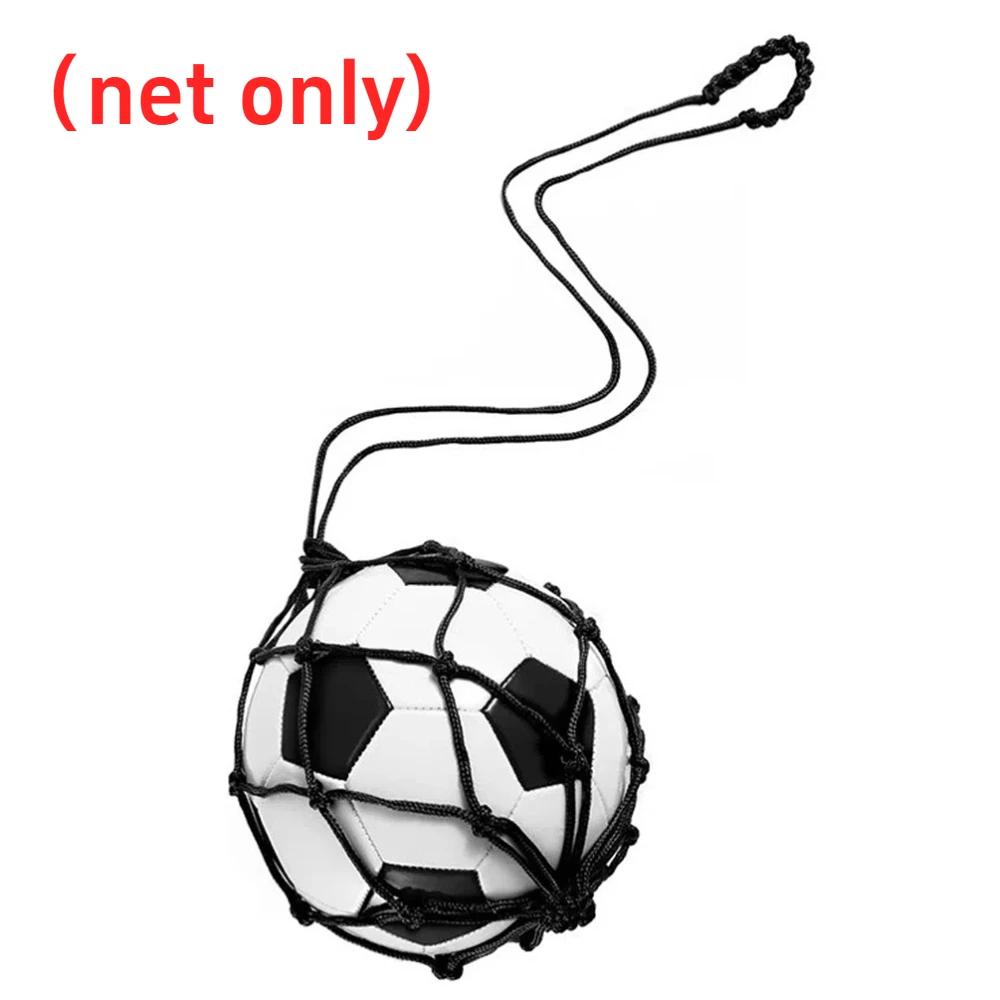 Football Kick Trainer Soccer Ball Net Kicker Fits Ball Size 3 4 5 Football Kick Throw Solo Practice Training Aid