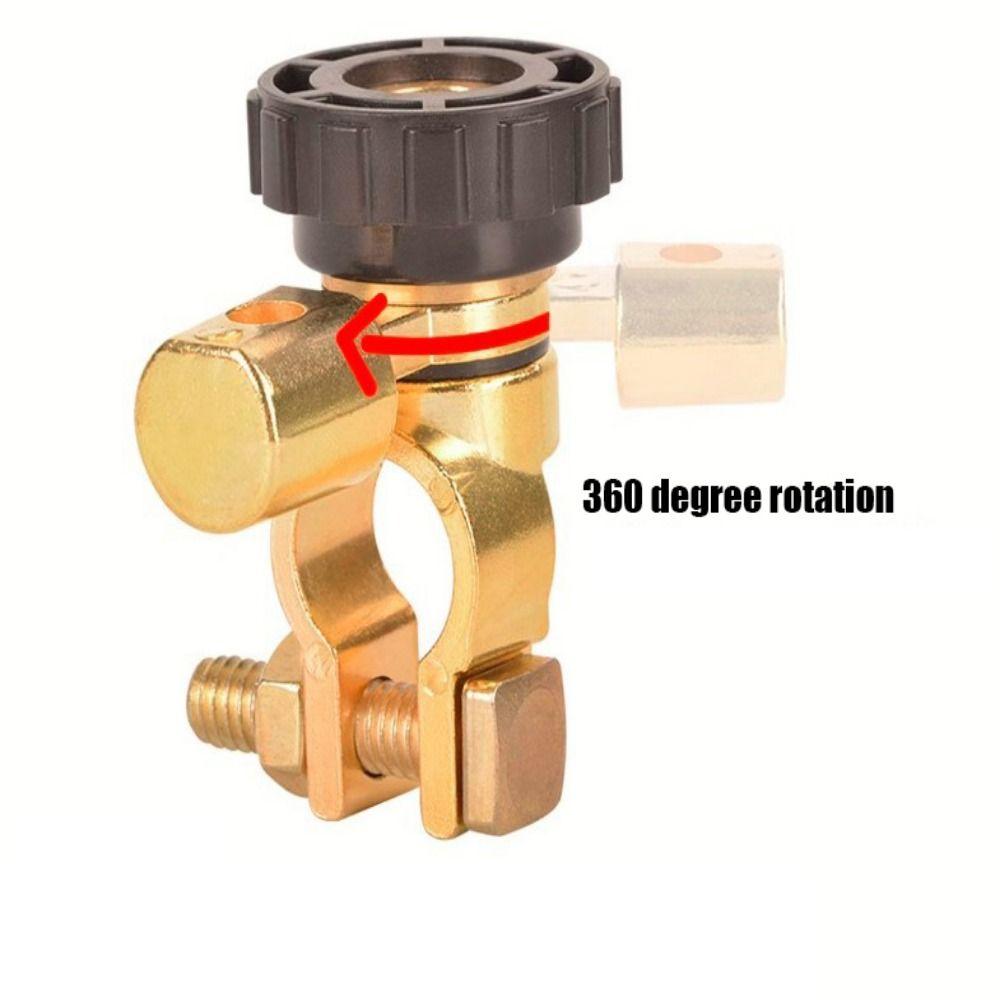 Quick Cut-off Battery Power-off Switch Battery Disconnector  For Within 17mm Batteries