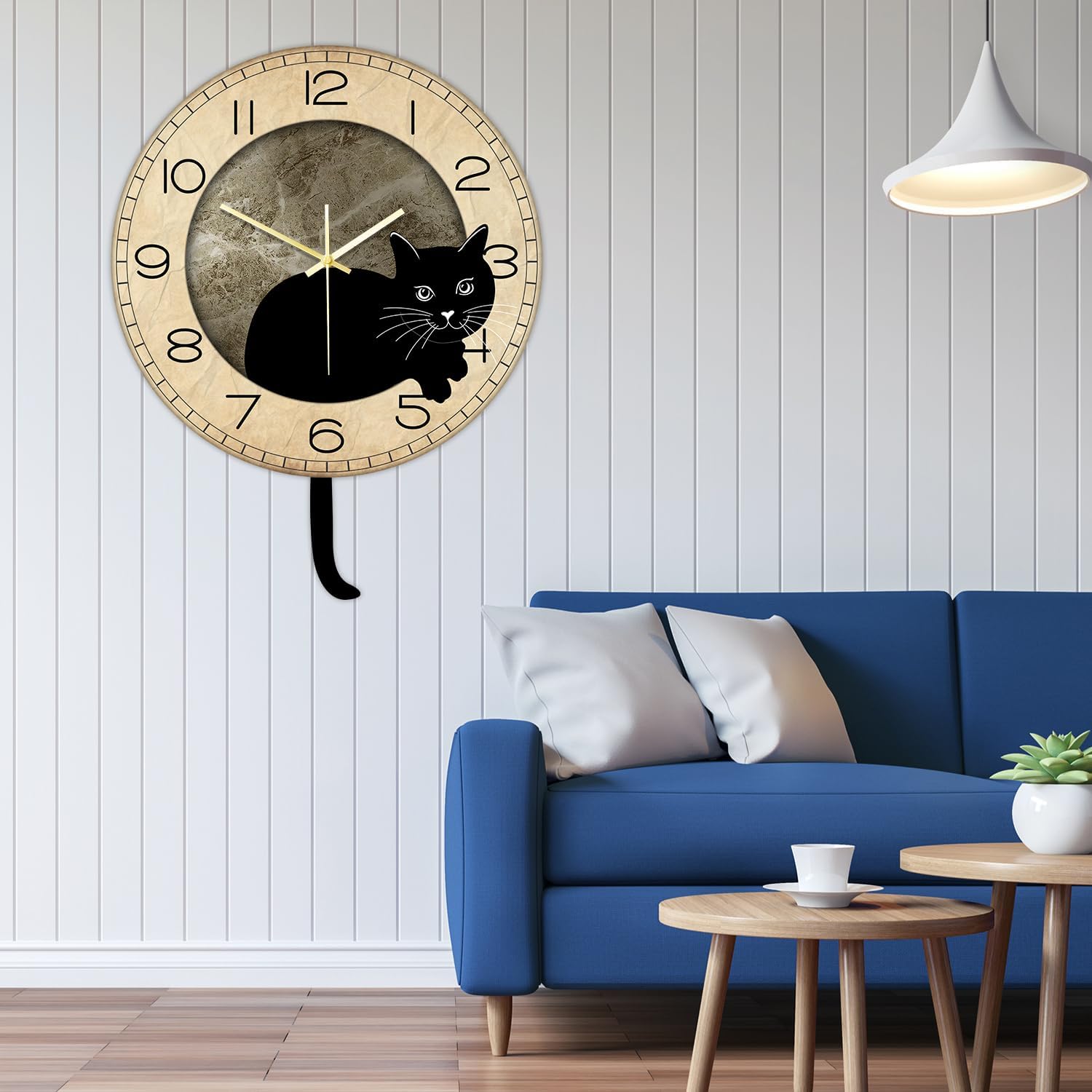 

Часы «Черный кот» с движущимся хвостом винтажные, смешные настенные часы с качающимся хвостом, бесшумные, с батарейным питанием, креативные настенные часы-маятник для самостоятельной сборки