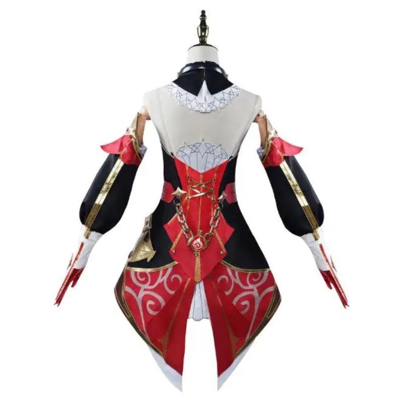Cosplay Chevreuse Genshin Game Executor of Justice Costume Wig Dress Uniform Earphones Eye Patch Hat Gloves Girls Suit