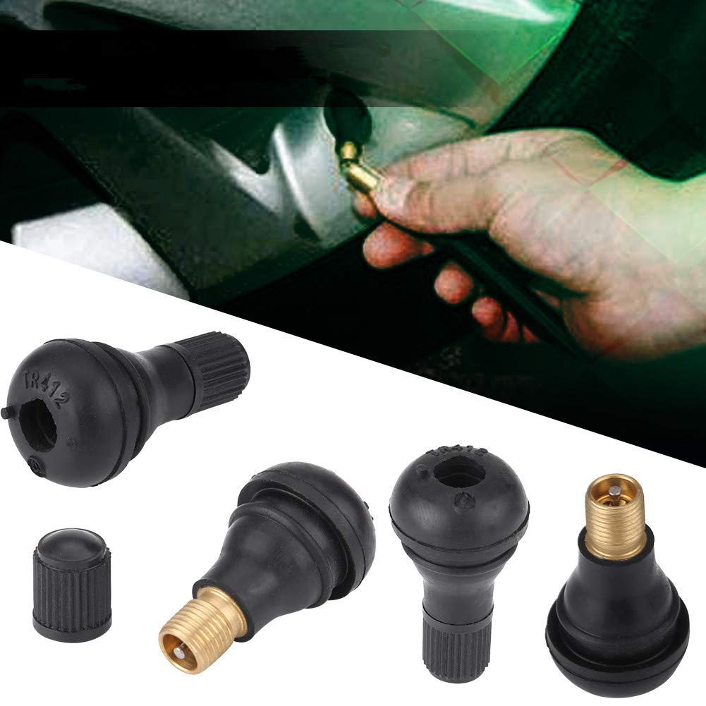 TR412 Tire Valves, Wheels, Air Valves, Trait Type, Straight Type, Snap-in Valve, Heat-resistant Core