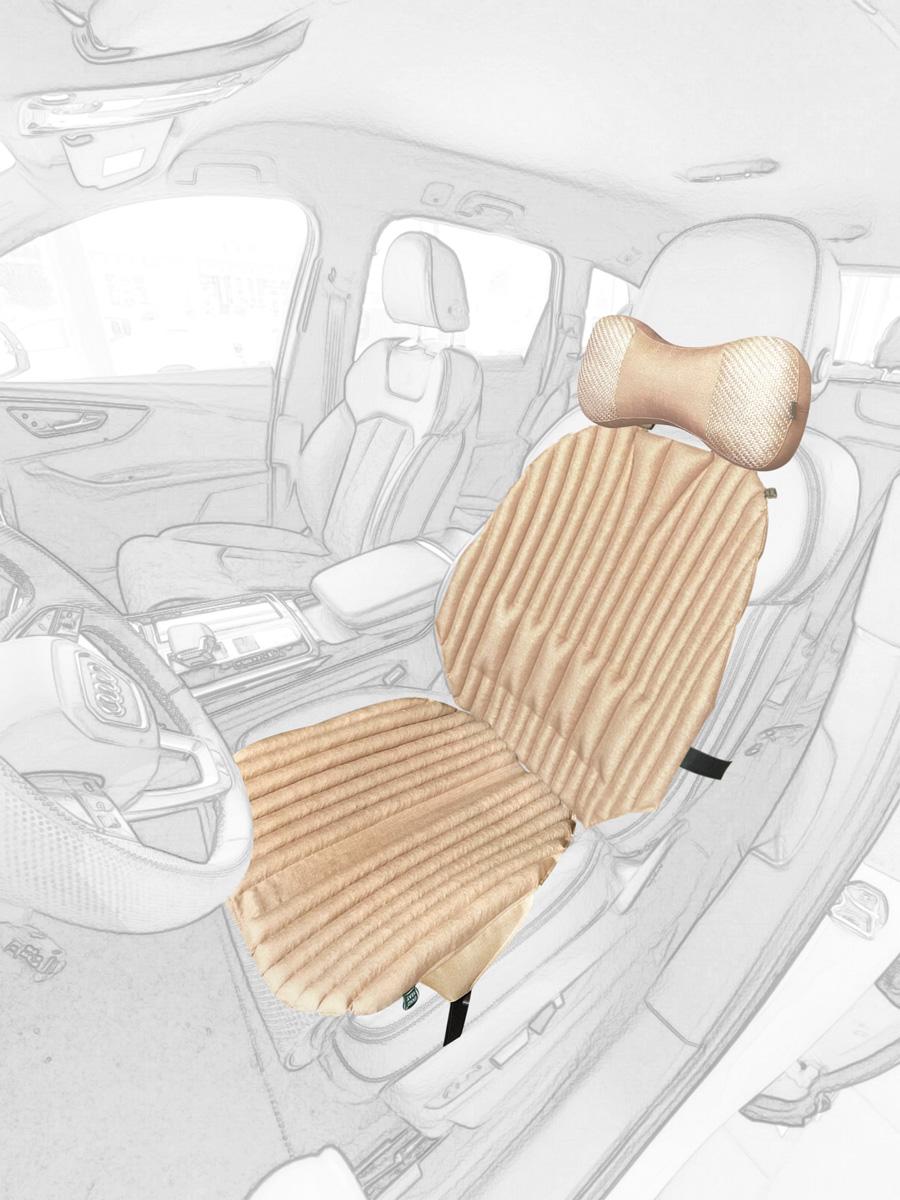 

Накидки на сидіння Ekkoseat, наповнювач гречане лушпиння бежевий