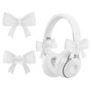 2PCS Bow Shape Headset Attachment 3D Earphone Charms Universal Headphone Accessories  Girls