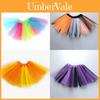 Adult Tutu Skirt With Rainbow Patchwork Tulle Fabric For Ballet Dancing Performance