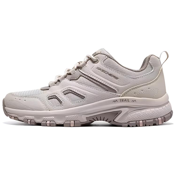 Skechers Hillcrest Удобные Для улицы Прочные Поддерживающие Сбалансированные Легкие Упругие Низкие Туфли для Хайкинга Женские Туфли для Хайкинга Серый Коричневый 180022W-TPE 36