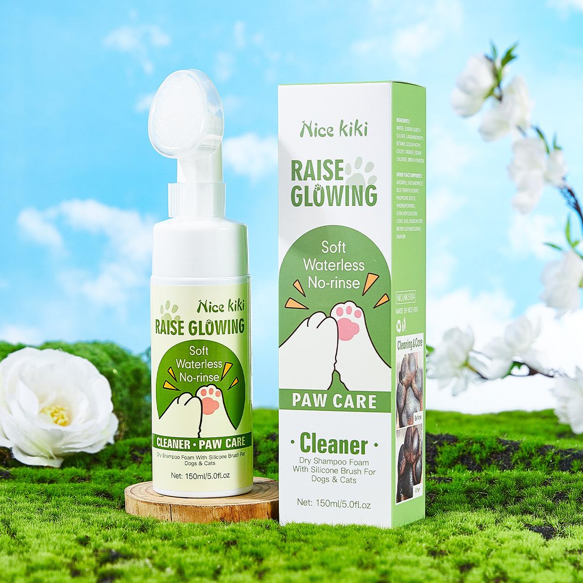 

Popular Pet Silicone Brush Head foam Cleaner Moisturizing Shampoo Antibacterial and Antipruritic NK5104