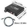 192KHz Converter Digital 3.5mm Sound Converter Adapter Adjustable Sound Card for Console