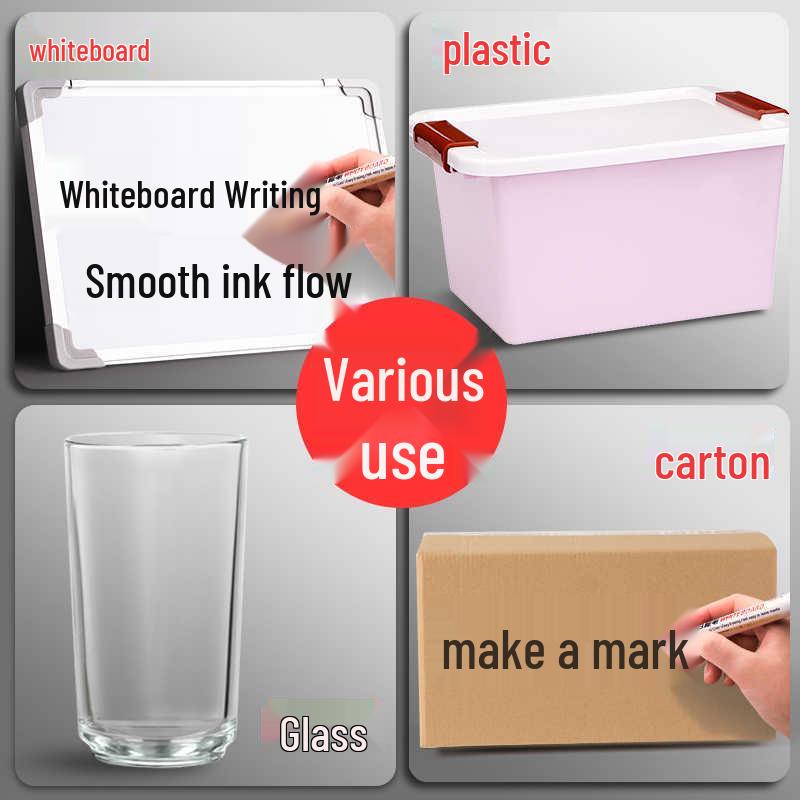 Water-Based Colorful Whiteboard Marker & Magic Floating Paintbrush for Kids - Erasable and Easy To Use