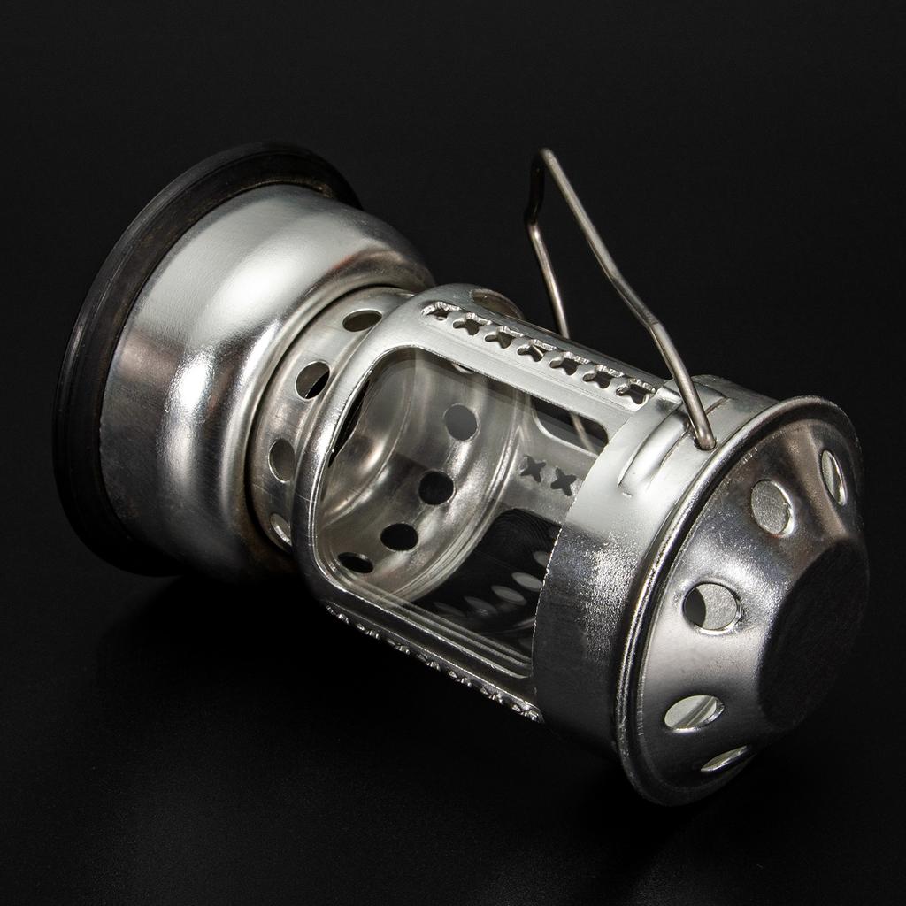 Tragbare Kerzenlaterne Nachtfischen Hängend Outdoor Camping Aluminiumlegierung Kerzenlampe Kerzenlicht Laterne