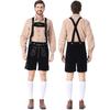 Camisa de cuadros de botones para hombre estilo bávaro Oktoberfest para festival y uso casual