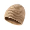 100% pure wool knitted hat thermal pullover hat autumn and winter new versatile fashion cold hat ear protector wool hat