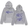 Design scorpion silhouette, printed hooded sweater simple and versatile