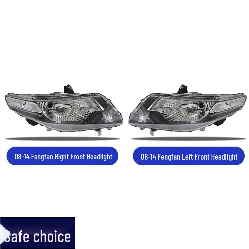 Compatible Front Headlight Cover Shell for 08-19 Honda Fit, Greiz, Crider Front Driver - Left Side