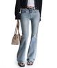Deketeuumeon Signature Slim Low Rise Flared Jeans Dcwpt006Lblueb