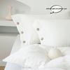 3pcs  100% Cotton Bedding Set Double Duvet Cover Set 220x240 Solid Twist Cotton King Size Bedding Set Quilt Cover Set