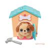 Little Live Pets My Puppy's Home Mini Playset, Orange, Build-and-Play Dog House Toy, Customizable Puppy Plush Toy for Kids Ages 5 and Up
