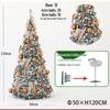 Automatic Folding Telescopic Christmas Tree with Lights for Home, Commercial, and Supermarket Decorations