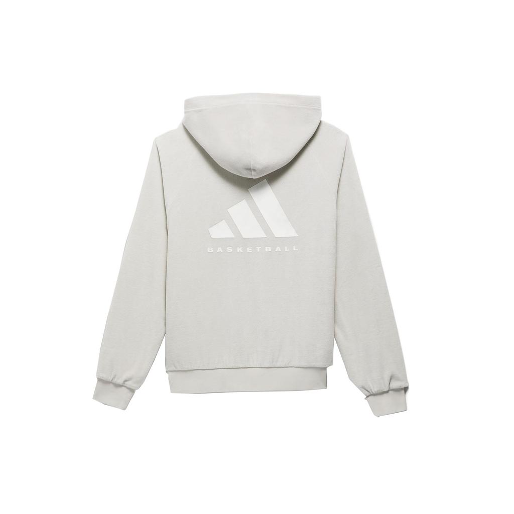Adidas Originals Trefoil Chapter 02 Hoody Vintage Sport Long Sleeve Hoodie Unisex Tops Metallic-Grey IA3456