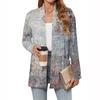 Women's Lightweight Cardigan Sweaters Open Front Long Sleeve Casual Loose Thin Cardigans With Pockets