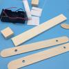 Wood Electric Aircraft Electric Glider Kit Kids Toy Airplane Kit Electric Wooden Airplane Model for Children Flying Model Assembled Experiment Model B