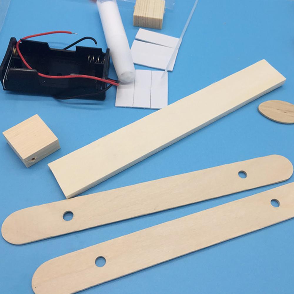 Wood Electric Aircraft Electric Glider Kit Kids Toy Airplane Kit Electric Wooden Airplane Model for Children Flying Model Assembled Experiment Model B