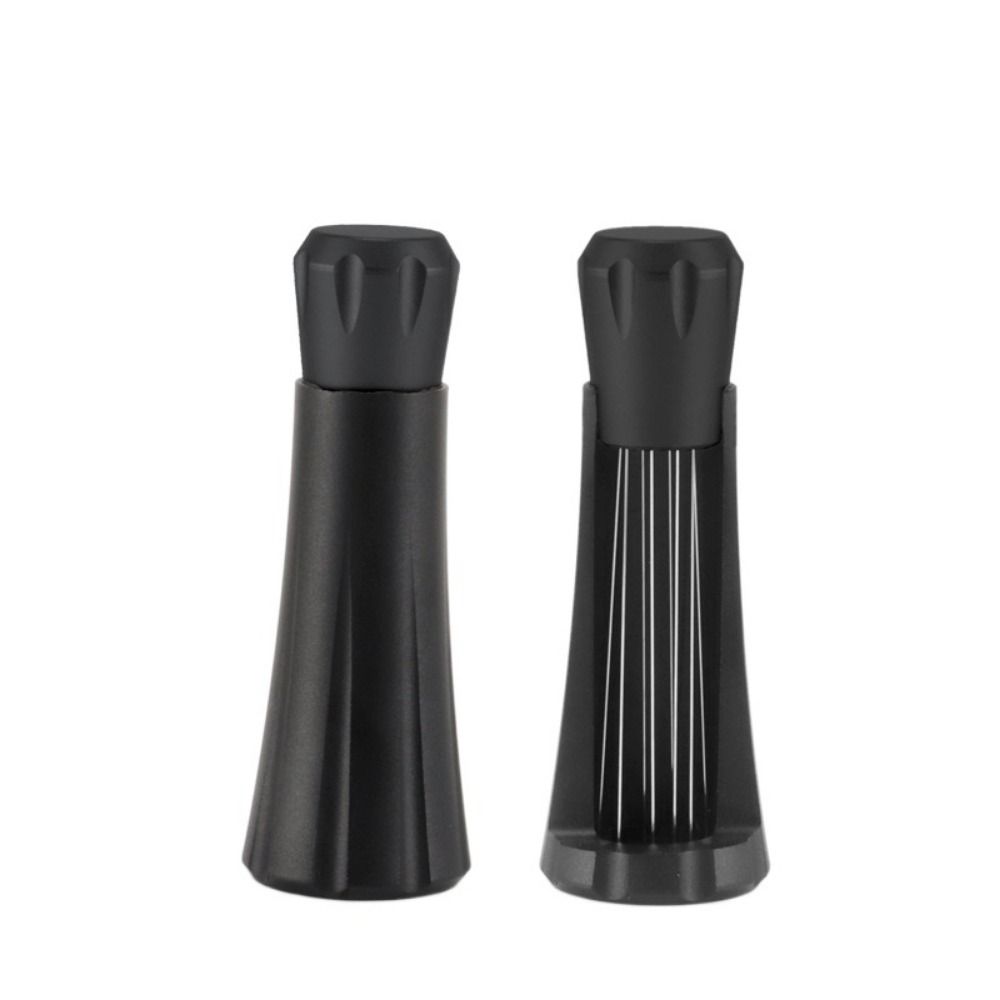 

Stainless Steel Coffee Needles Aluminum Zinc Zinc Alloy Handle Coffee Tamper Distributor Barista Accessories Black-Needles&Half base