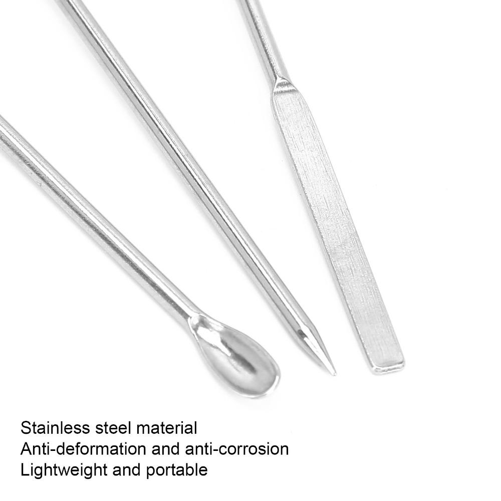 3 Pcs Portable Nail Art Stirring Rod Professional Nail Art Spatula  Salon & Home DIY Use