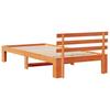 Bed Frame Wax Brown 80 x 200 cm Solid Pine Wood