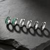CZ Huggie Hoop Earrings for Women, Tiny Cartilage Hoops Sparkling Cubic Zirconic Simple Stacking Earrings for Multiple Piercings