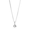 New Fashion Round Zircon Necklace Minimalist Style Charm Choker Pendant Party Gift For Women's Fine Jewelry