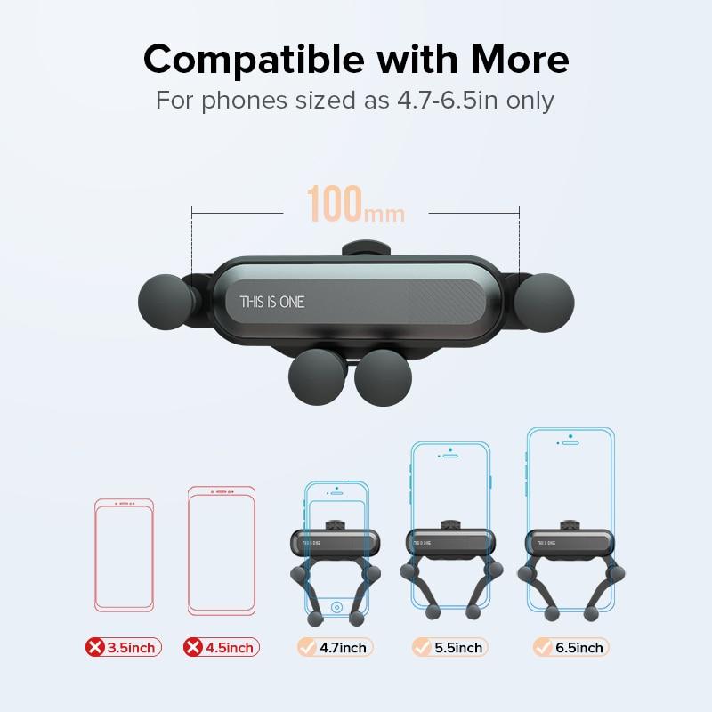Car Phone Holder Mobile Stand Smartphone GPS Support Mount For iPhone 13 12 11 Pro 8 Samsung Huawei Xiaomi Redmi LG