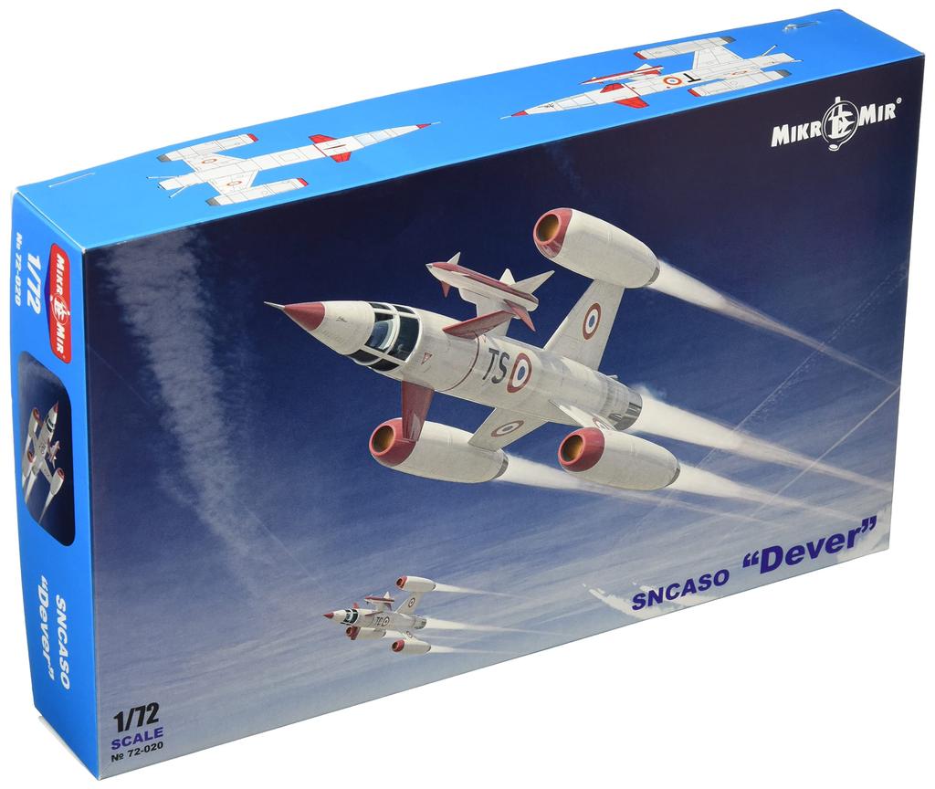Micromil French Air Force SNCASO Develle Planned Vertical Takeoff and Landing Interceptor Plastic Model 1/72 MKR72-020